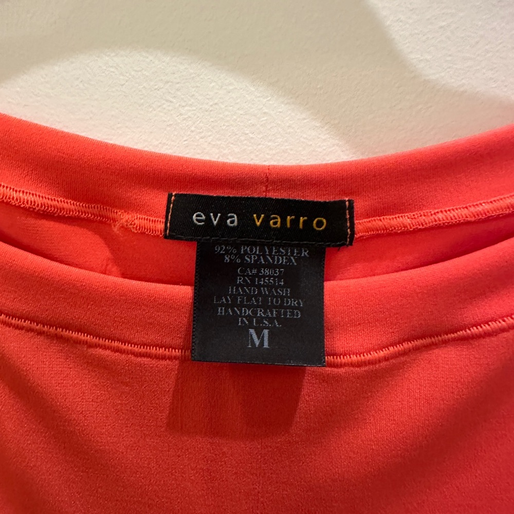 Eva Varro Vibrant Orange Blouse - Picture 4 of 4